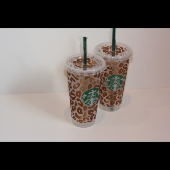 Cheetah print Starbucks cold cup - Picture 9 of 16